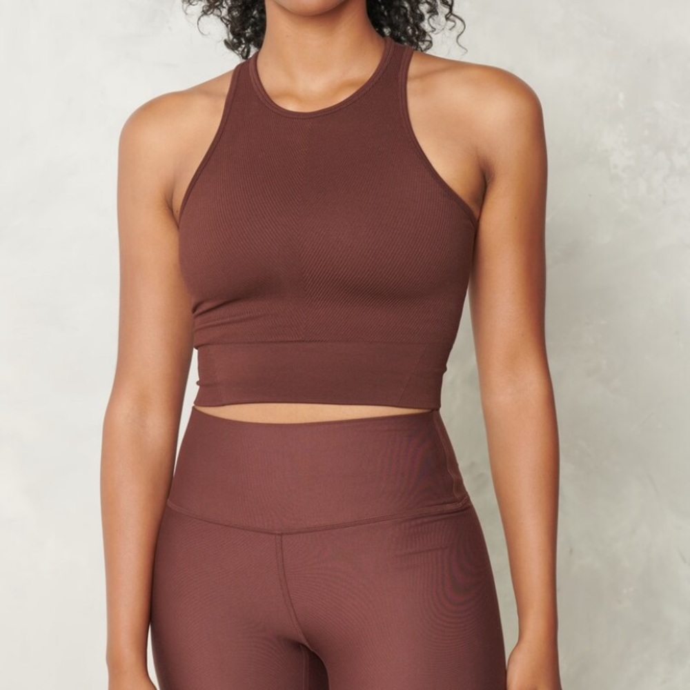 Abercrombie YPB seamlessCORE ribbed scuba workout active tank